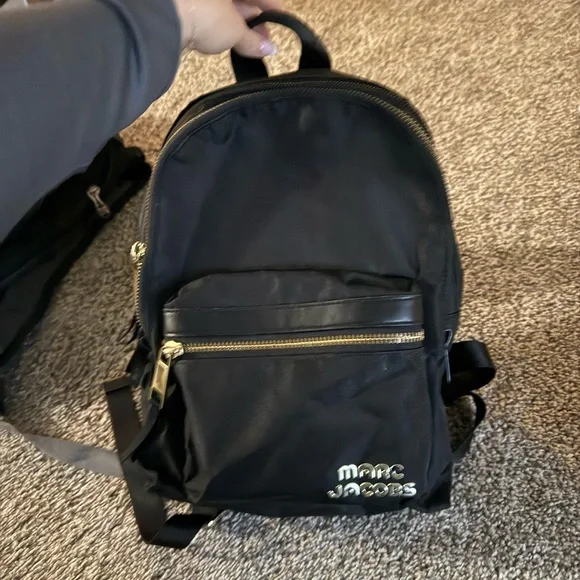 Marc Jacobs | Bags | Marc Jacobs Black Compact Backpack With  display picture 1